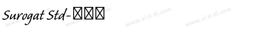 Surogat Std字体转换